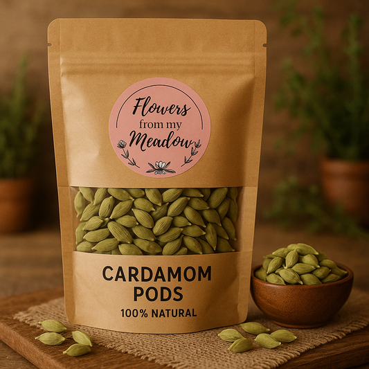 Whole Green Cardamom Pods – Aromatic Spice for Digestion, Circulation & Heart Opening