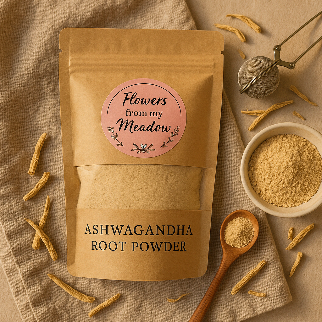 Ashwagandha Root Powder – Adaptogenic Herbal Support for Stress, Energy & Hormones