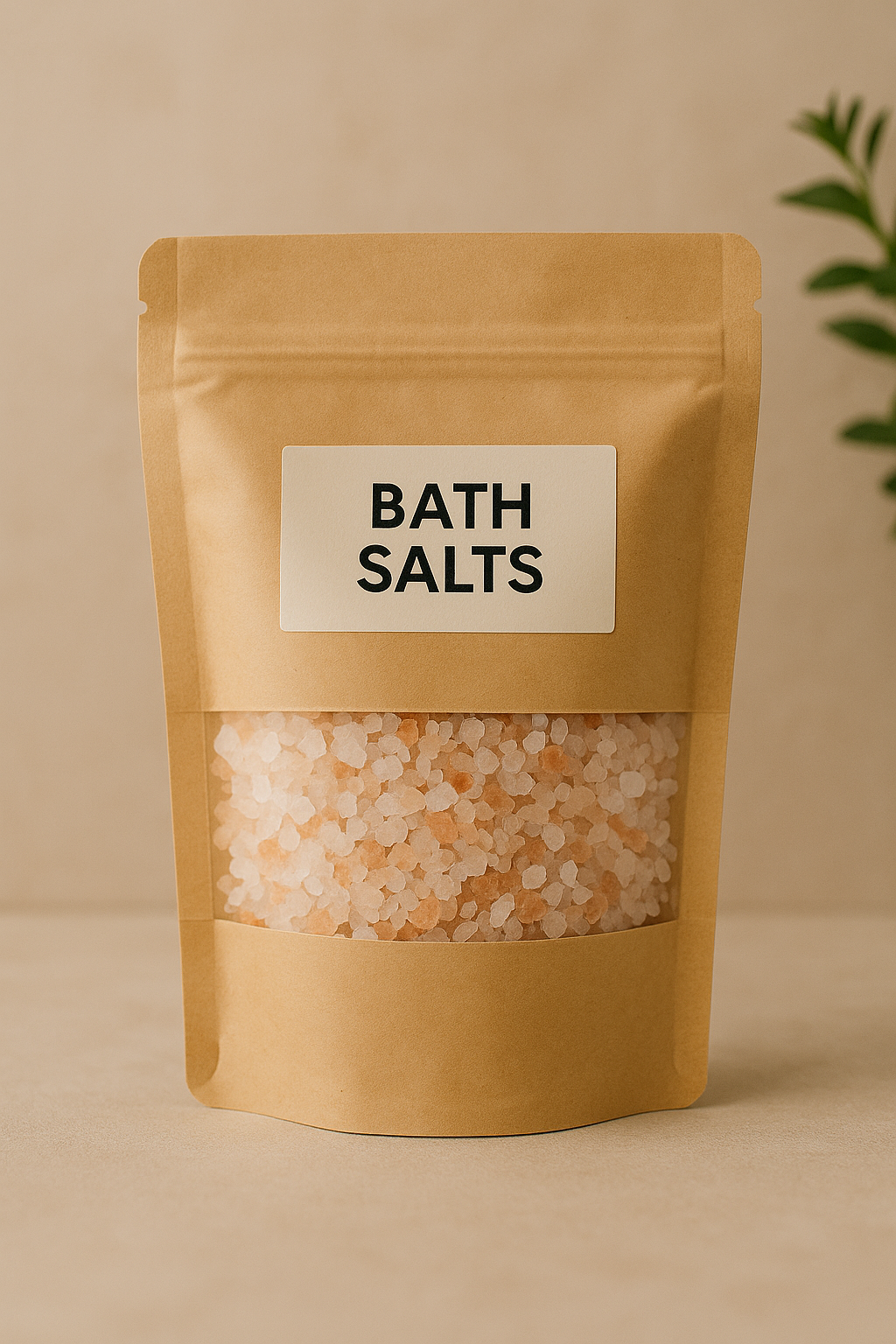 Stand-Up Kraft Pouches with Window (Pack of 5) Size 9x 14cm