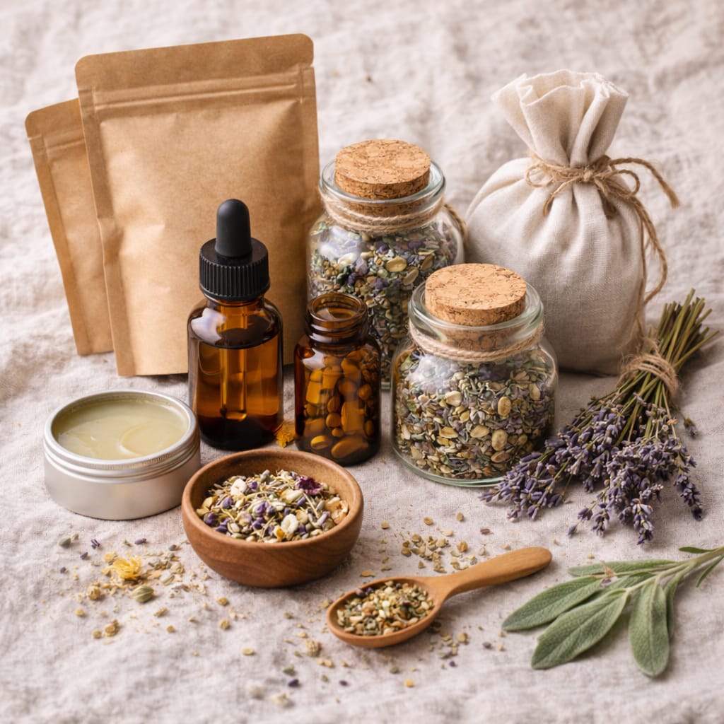 selection of our most-loved products designed to nurture, restore, and rejuvenate. Available from Flowers from my Meadow