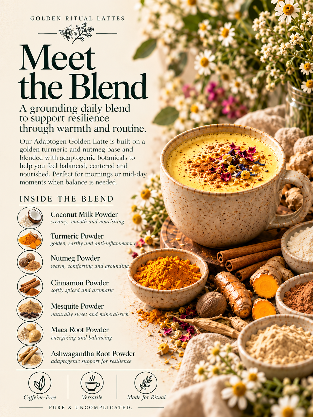 Adaptogen Golden Latte Guide.
