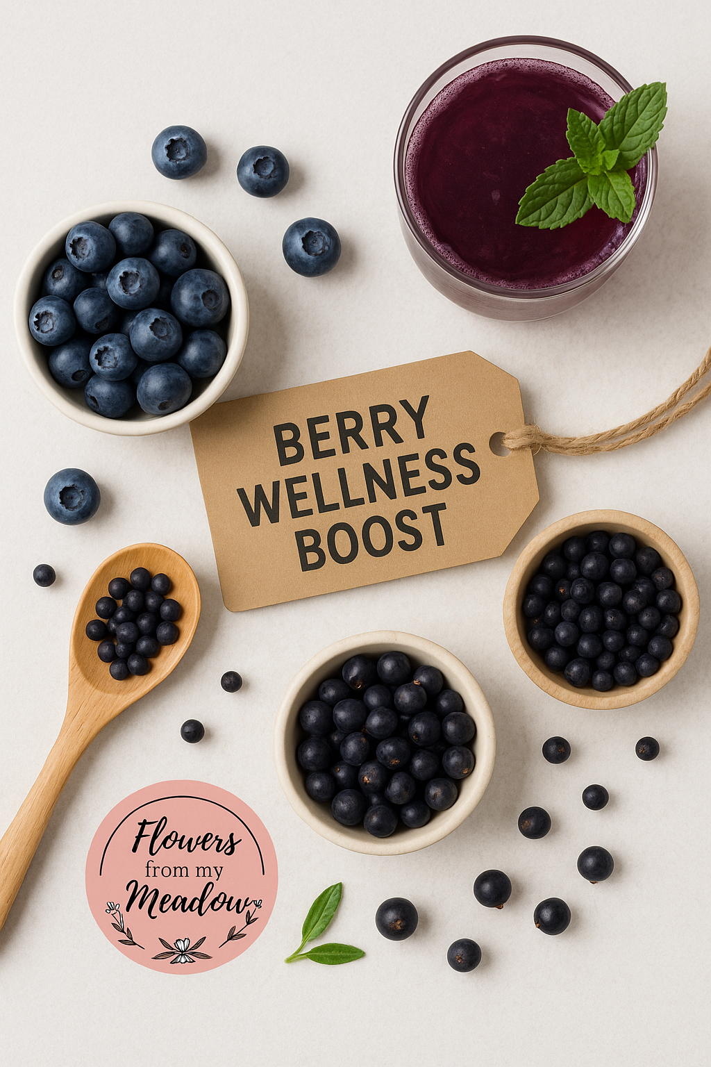 Berry Wellness Boost Bundle with variety of dried berries