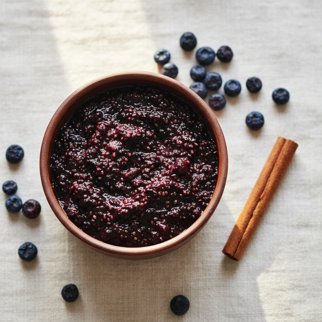 Bilberry & Chia Breakfast Compote