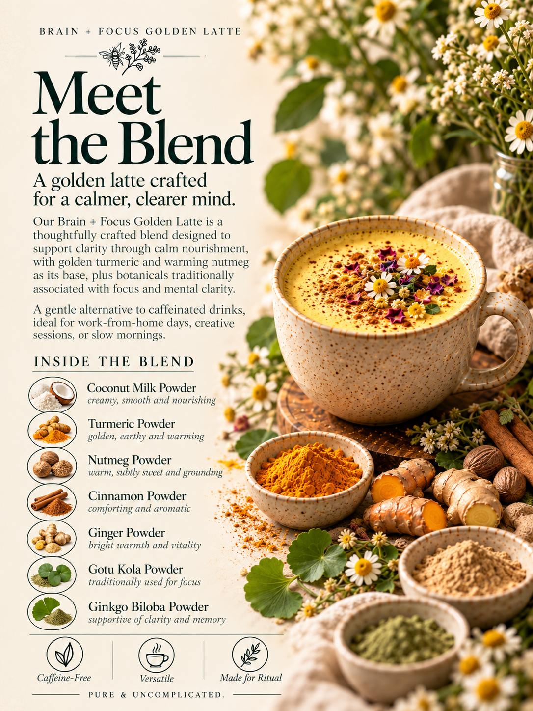 Brain Focus Golden Latte guide.