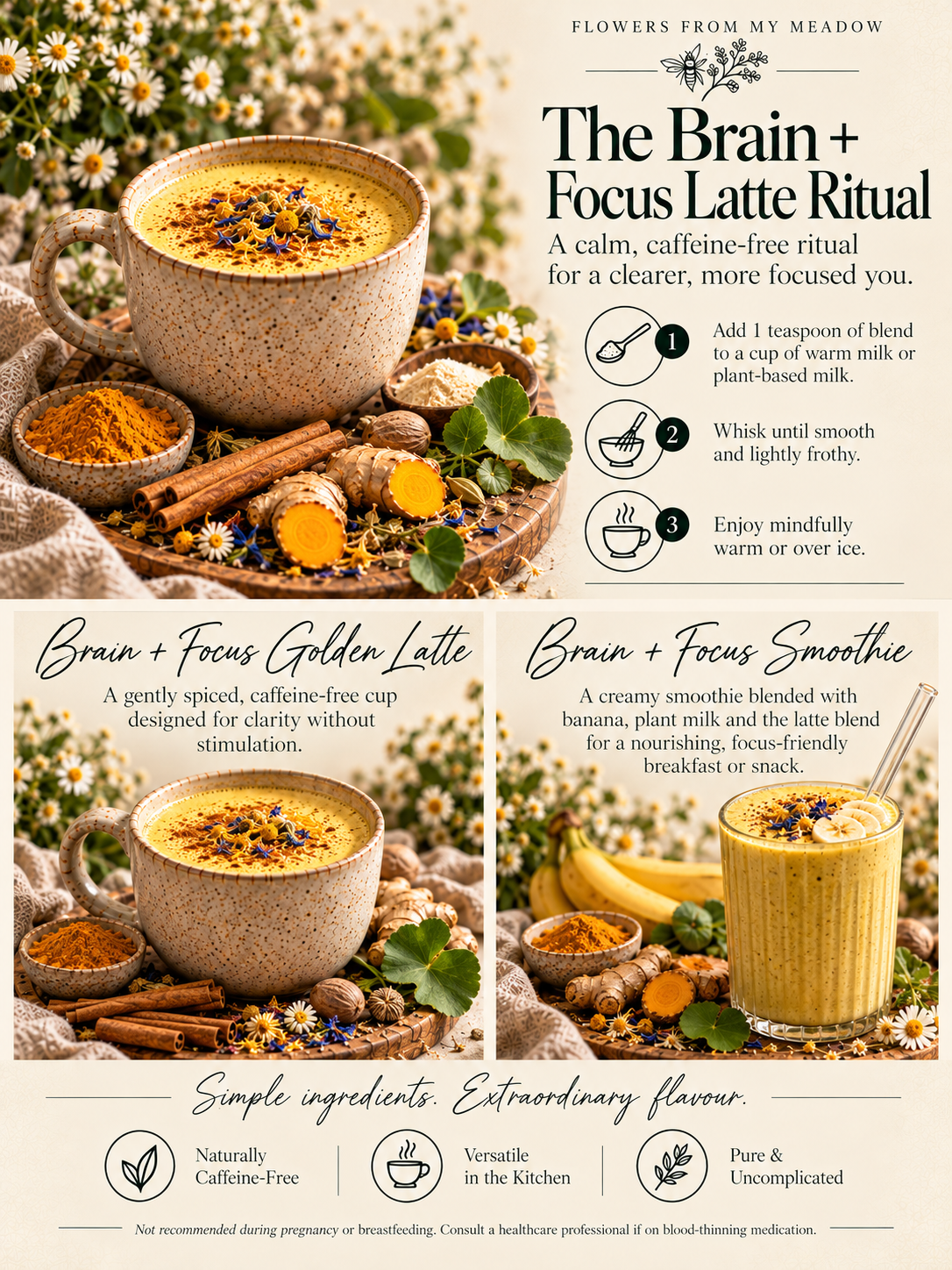 Brain Focus Golden Latte recipes.