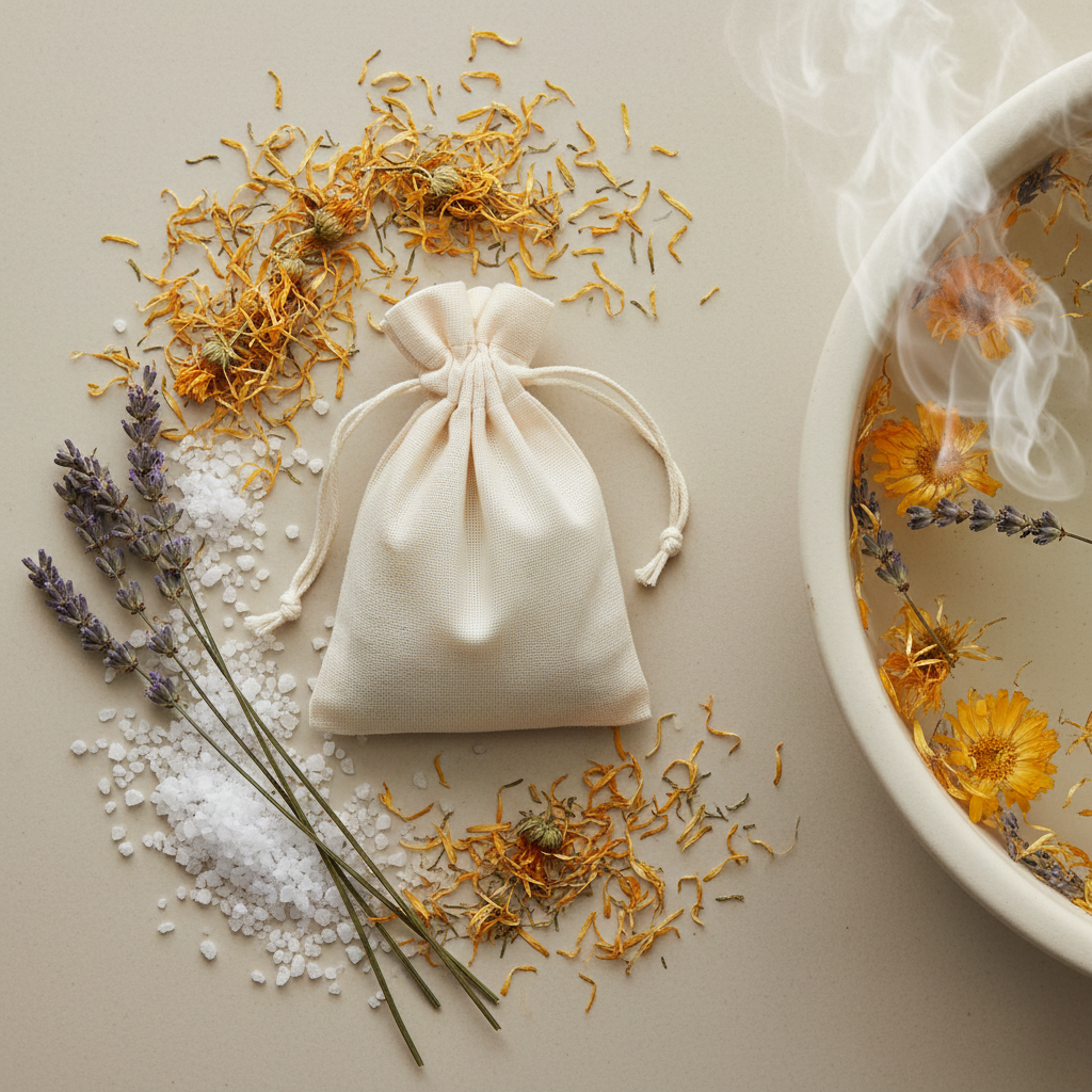 Calendula & Lavender Bath Sachet