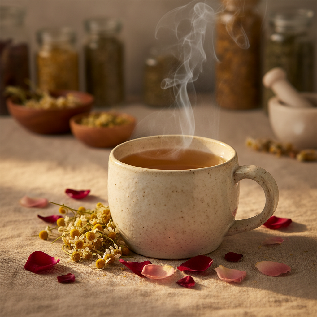 Chamomile & Rose Evening Tea