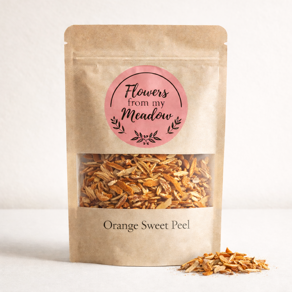 Orange sweet peel pieces – Bright citrus botanical zest