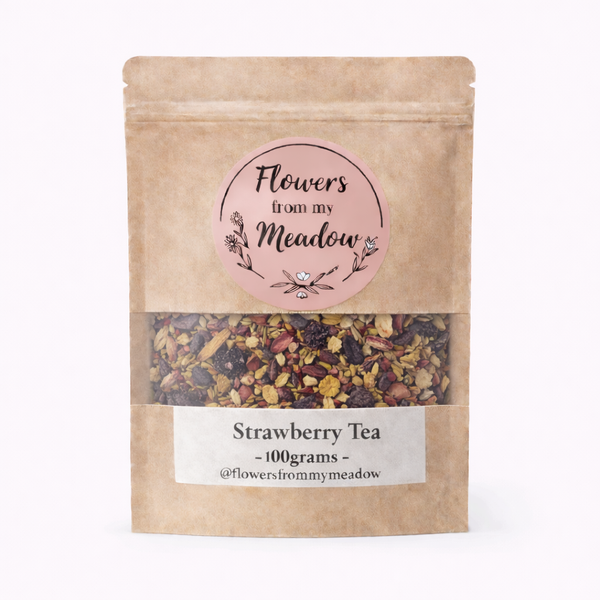 Strawberry Tea – Fruity Herbal Infusion for Joy, Hydration & Gentle Immunity