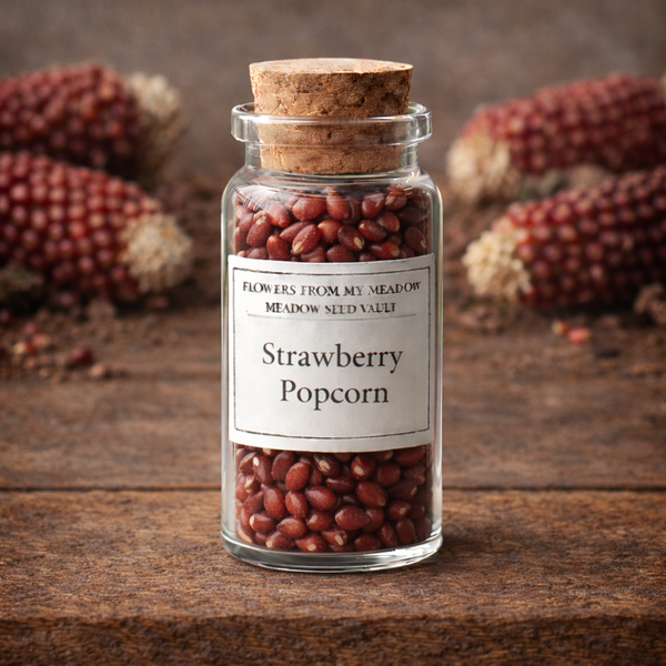 Strawberry Popcorn (Zea mays)