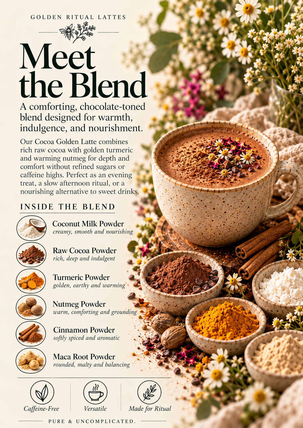 Cocoa Golden Latte guide.