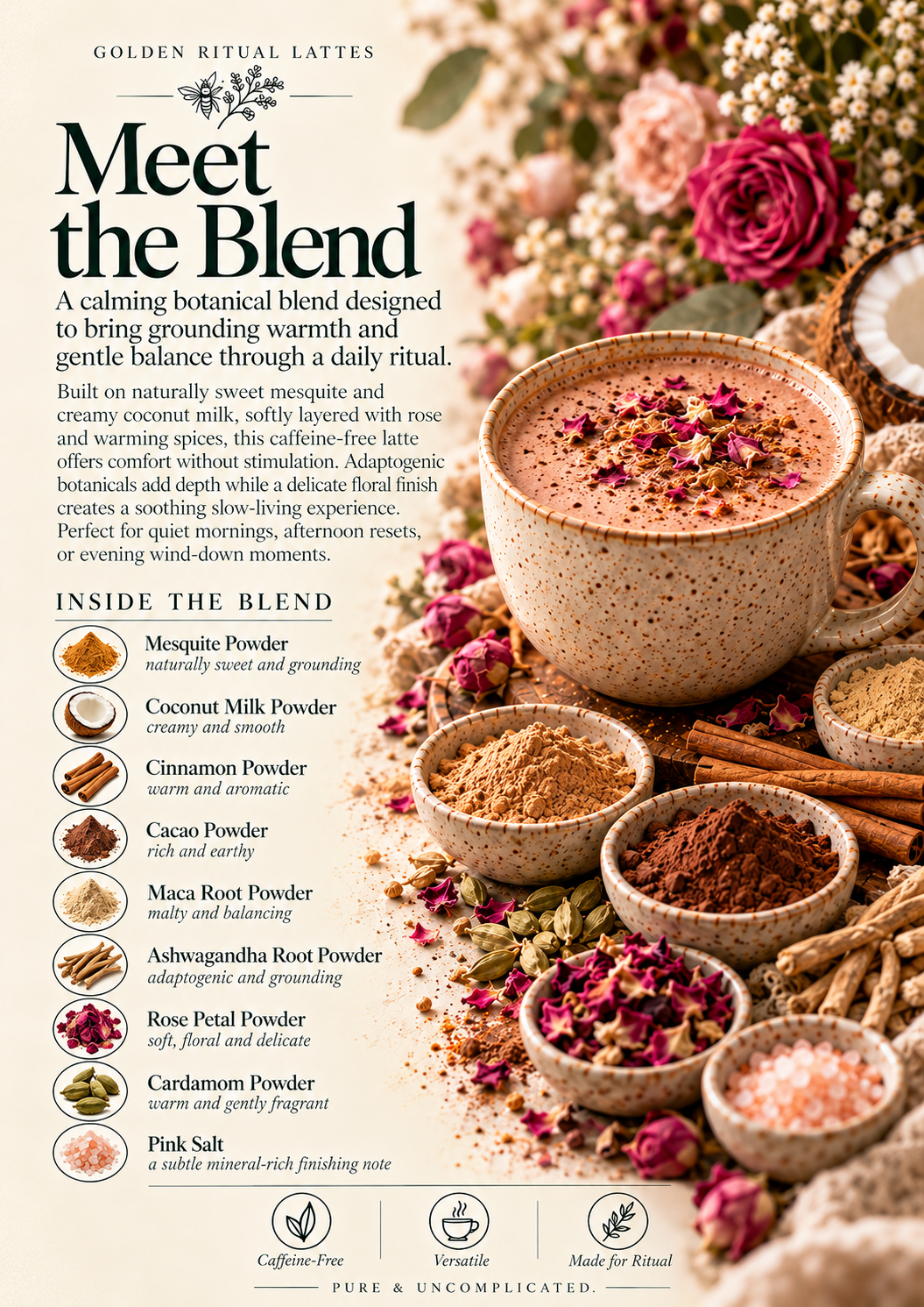 Desert Rose Mesquite Latte guide.