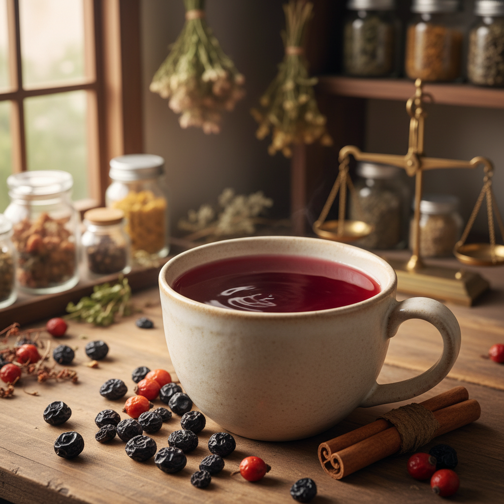 Elderberry & Rosehip Seasonal Infusion