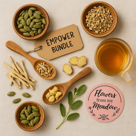 Empower Bundle with various herbs and seeds