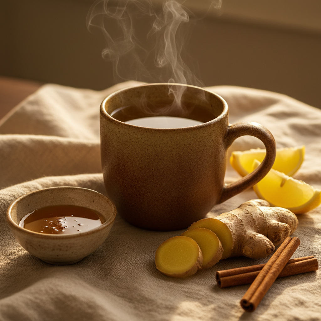 Ginger, Lemon & Honey Warming Drink