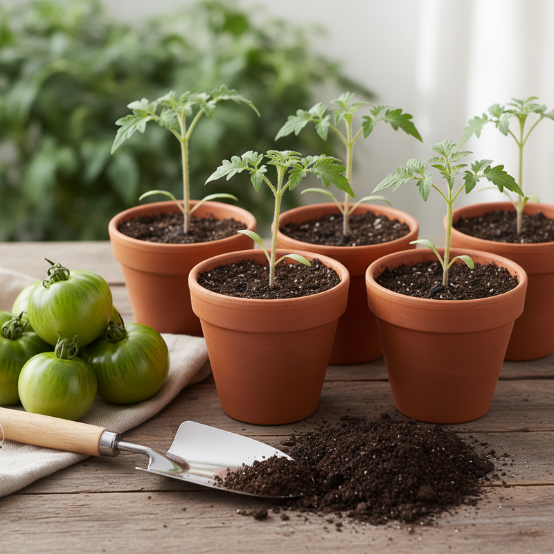 Green Zebra Tomato seeds and growing materials