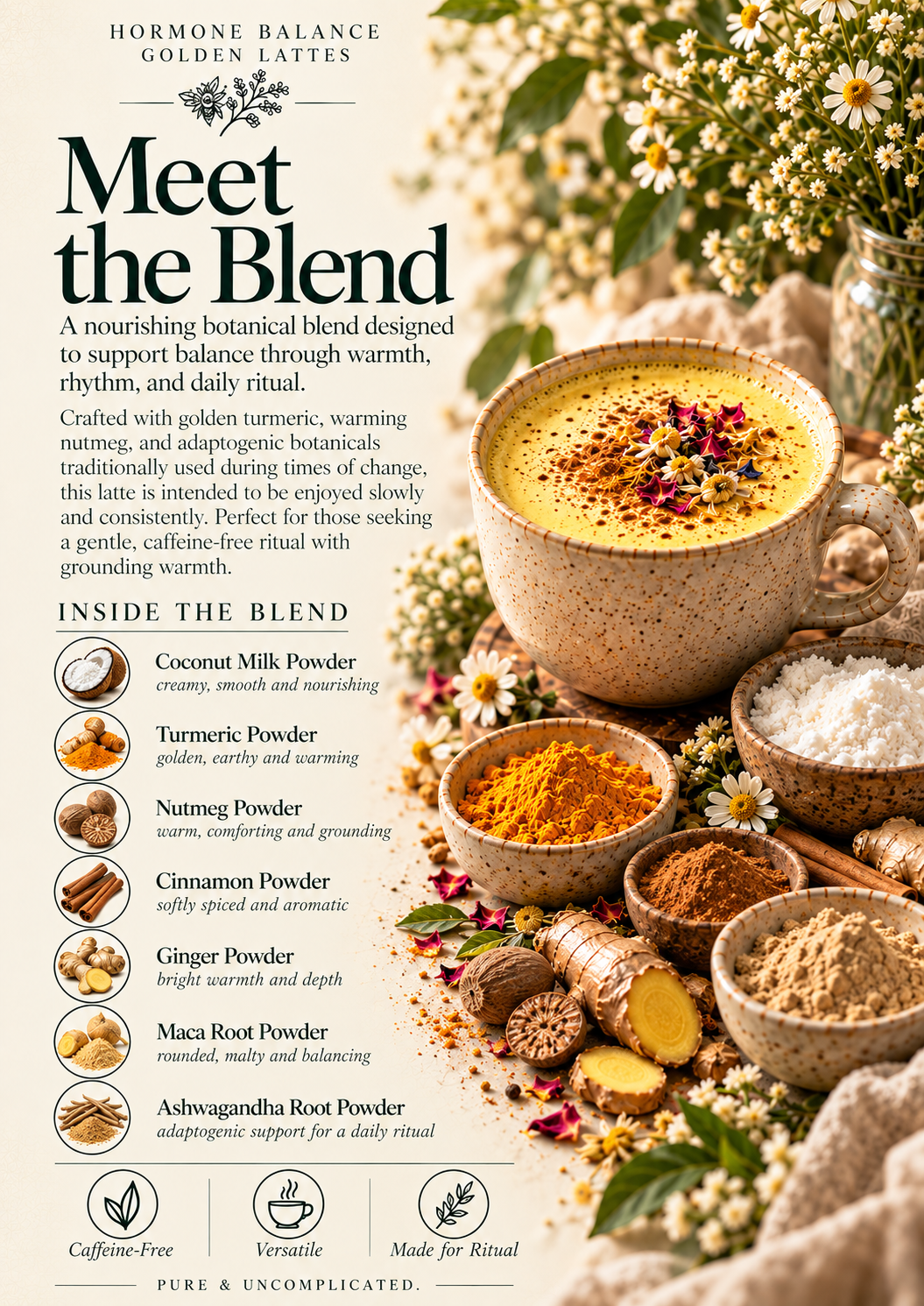 Hormone Balance Golden Latte guide.