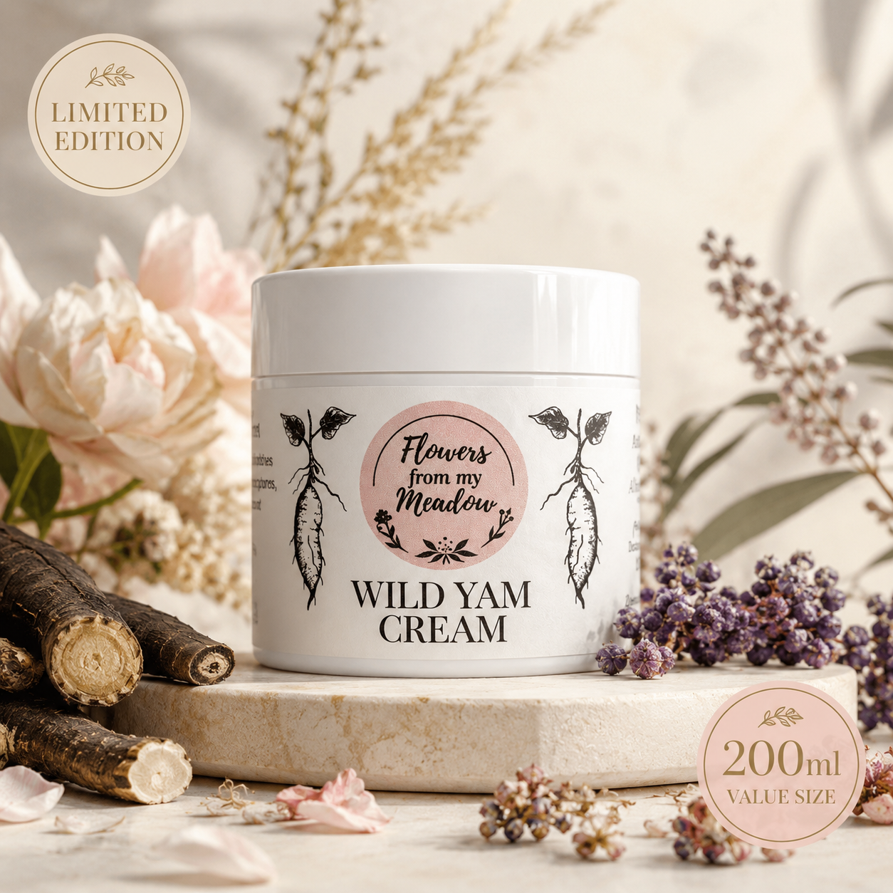 Wild Yam Cream – Limited Edition 200ml Value Size