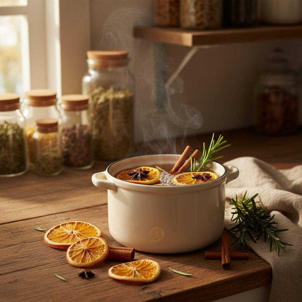 Orange, Cinnamon & Rosemary Simmer Pot