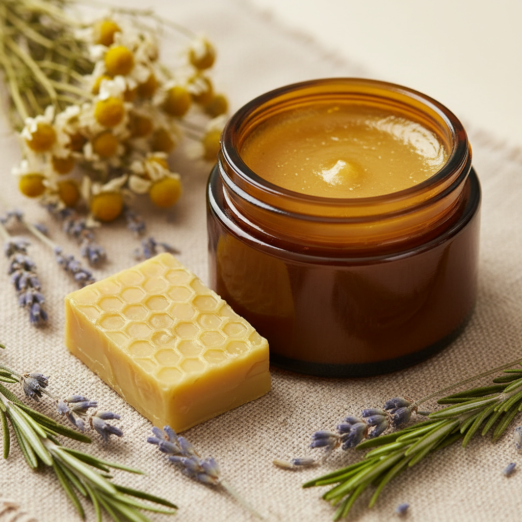 Simple Botanical Beeswax Balm