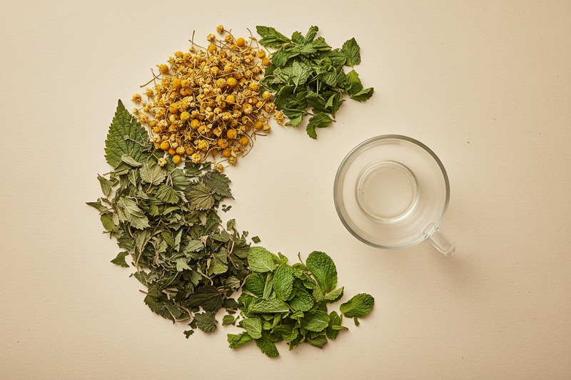 Dry blend of botanicals