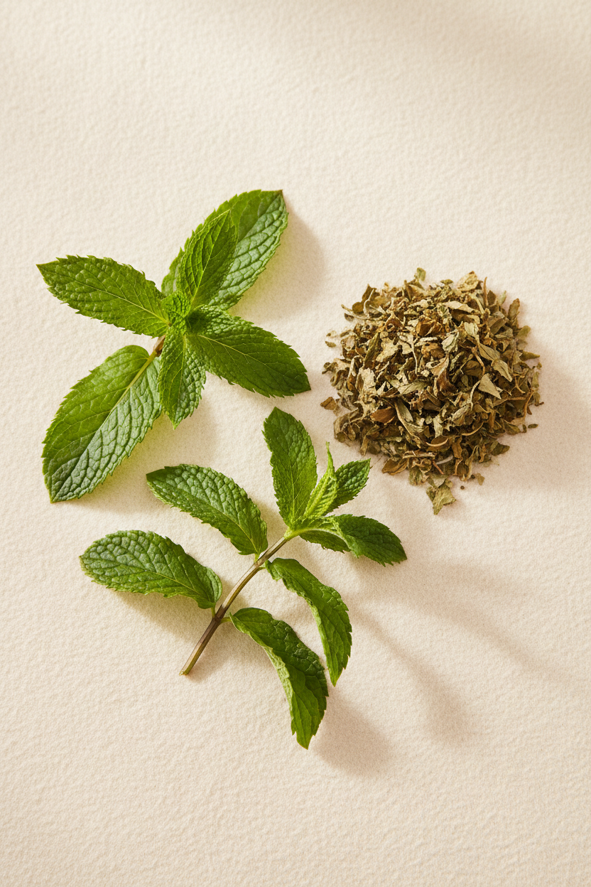 Spearmint botanical illustration