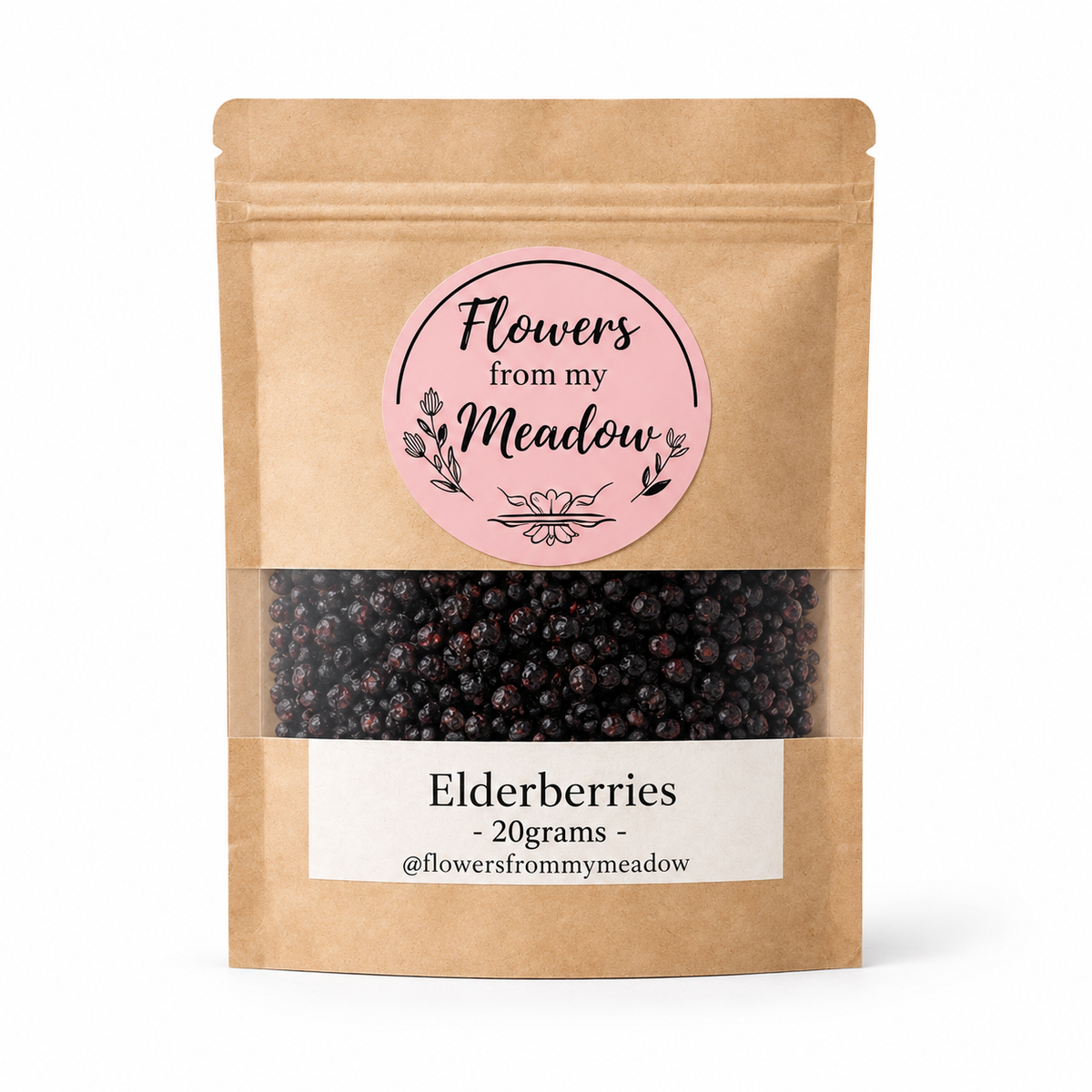 Flowers from my Meadow Elderberries 20g pouch