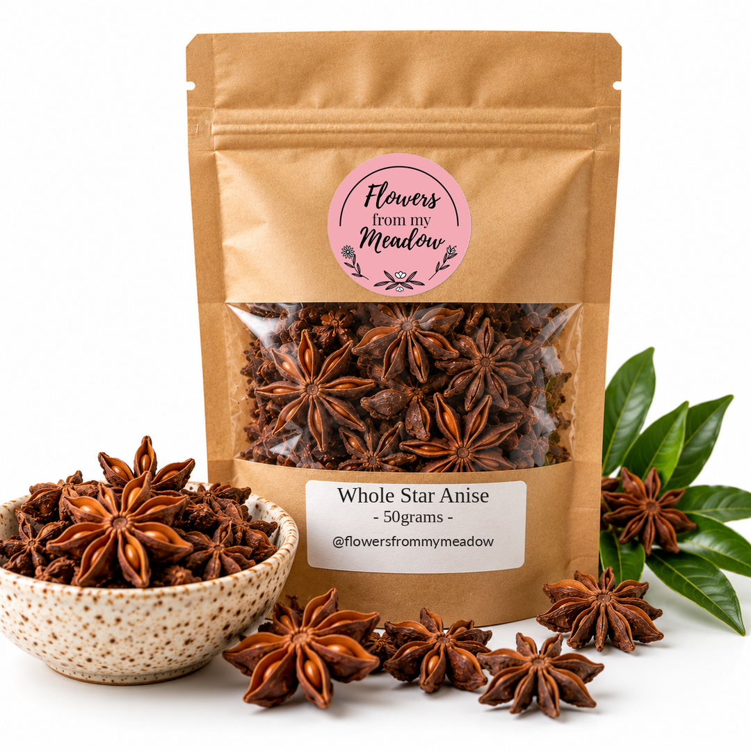 Whole Star Anise 50g | Flowers from my Meadow – Flowers from my Meadow