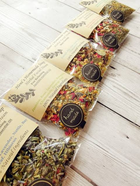 Botanical Face Steam Bundle : 5 Luxurious Herbal Steam Blends