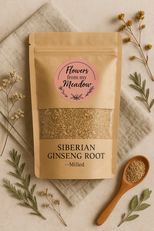 Dried Siberian Ginseng Root – Adaptogenic Support for Energy, Stress & Immune Resilience