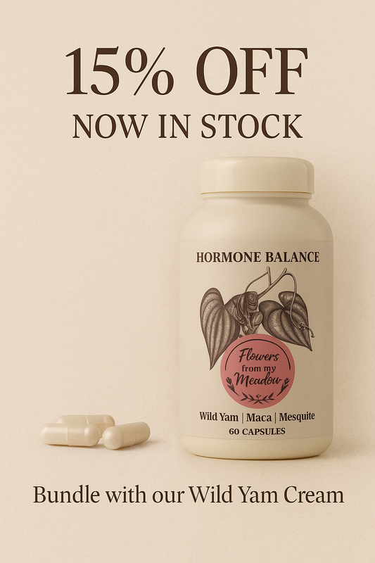 Wild Yam | Maca | Mesquite Capsules - Hormone Balance from within