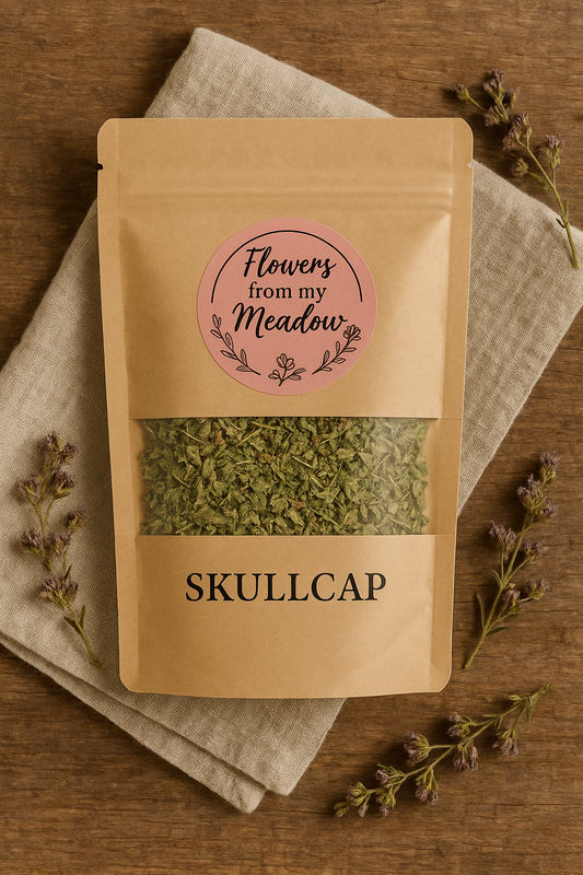 Dried Skullcap Herb – Calming Nervous System Support for Tension, Sleep & Hormonal Balance