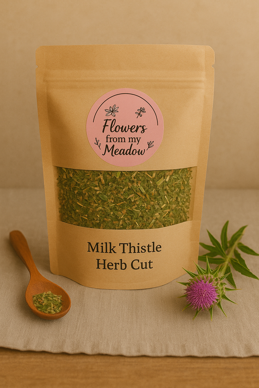 Dried Milk Thistle Herb – Gentle Herbal Support for Liver, Skin & Hormonal Health
