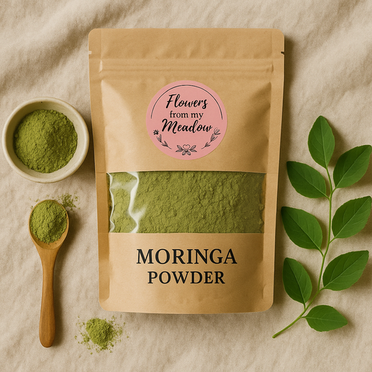 Moringa Leaf Powder – Nutrient-Dense Herbal Superfood for Energy, Immunity & Hormone Support