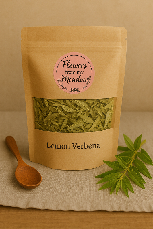 Dried Lemon Verbena Leaves – Uplifting Herbal Support for Digestion, Mood & Relaxation