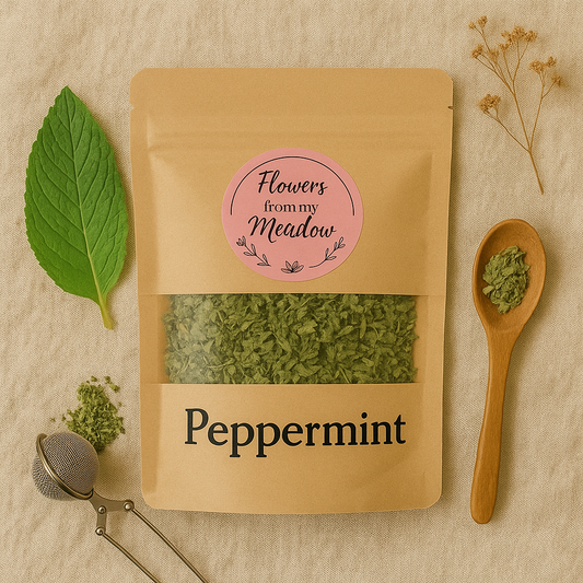 Dried Peppermint Leaves – Cooling Digestive Support for Clarity, Bloating & Energy