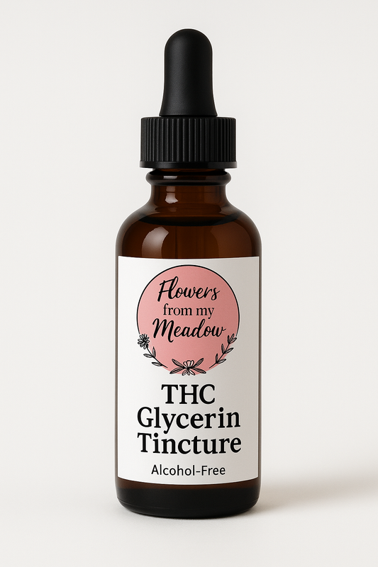 Cannabis Glycerin Tincture – Alcohol-Free Herbal Support for Calm, Sleep & Relief (30ml)